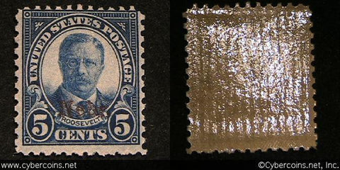 US #674 5 Cent Roosevelt Nebraska - Mint -
