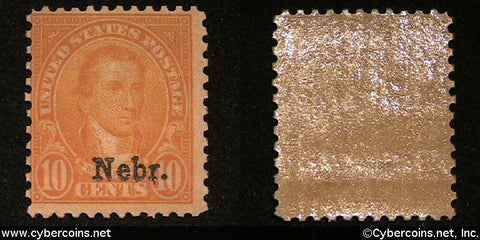 US #679 10 Cent Monroe Nebraska - Mint - NH