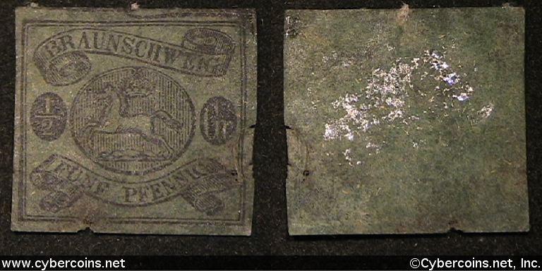 Germany/Brunswick #6 - 5 Pfennig - Mint