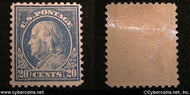 US #515 20 Cent Franklin - Mint - medium hinge
