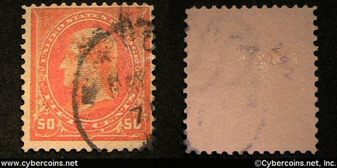 US #275 50 Cent Jefferson - Used - medium