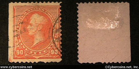 US #229 90 Cent Perry - Used - lighter