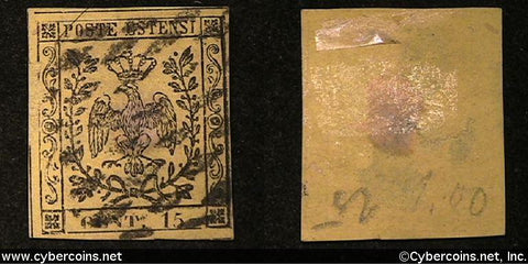 Italy/Modena #3 - 15 Cent - Used - spotty