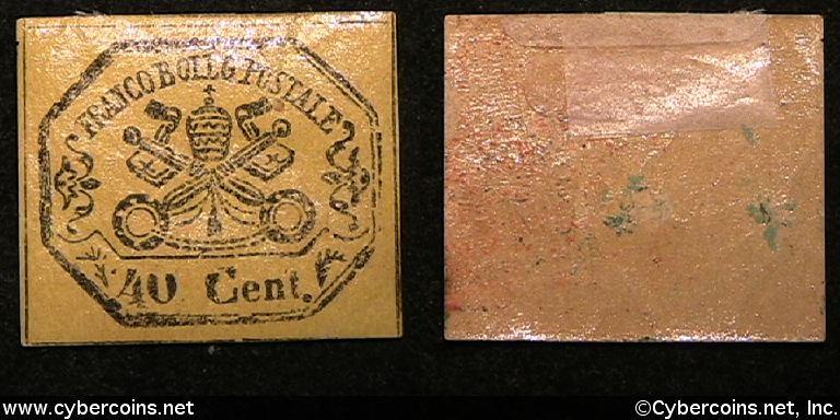 Italy/Rome #17a - 40 Cent - Mint - heavy hinge