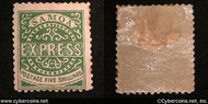 Samoa #8a 5 Shilling Express - Mint - heavy