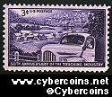 Scott 1025 mint sheet 3c (50) - 50th Anniversary of the Trucking Industry