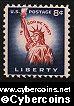 Scott 1041 mint  8c - Statue of Liberty(flat plate)