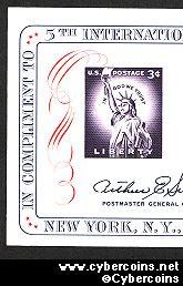 Scott 1075A mint  3c - Statue of Liberty