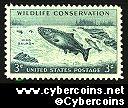 Scott 1079 mint sheet 3c (50) - Wildlife Conservation, Salmon