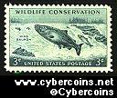 Scott 1079 mint  3c - Wildlife Conservation, Salmon