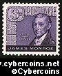 Scott 1105 mint sheet 3c (70) -  James Monroe