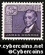 Scott 1105 mint sheet 3c (70) -  James Monroe
