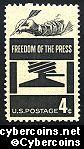 Scott 1119 mint  4c -  Freedom of the Press