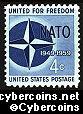 Scott 1127 mint sheet 4c (70) -  NATO