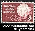 Scott 1129 mint sheet 8c (50) -  World Peace Through World Trade