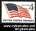 Scott 1132 mint sheet 4c (50)-  49 Star US Flag