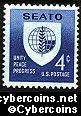 Scott 1151 mint sheet 4c (70) -  SEATO