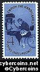 Scott 1155 mint  4c -  Employ the Handicapped