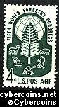 Scott 1156 mint sheet 4c (50) -  5th World Forestry Congress