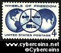 Scott 1162 mint  4c -  Wheels of Freedom