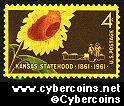 Scott 1183 mintsheet  4c (50) -  Kansas Statehood
