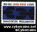 Scott 1233 mint sheet 5c (50) -  Emancipation Proclamation