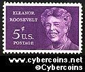 Scott 1236 mint  5c -  Eleanor Roosevelt