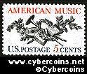 Scott 1252 mint sheet 5c (50) -  American Music