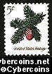 Scott 1257 mint  5c -  Pine Cone