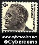Scott 1284 mint  6c -   F. D. Roosevelt (1966)
