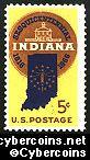 Scott 1308 mint sheet 5c (50) -   Indiana Statehood Sesquicentennial