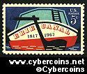 Scott 1325 mint  5c -   Erie Canal