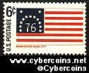 Scott 1348 mint  6c -   Bennington Flag