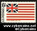 Scott 1352 mint  6c -   Grand Union Flag