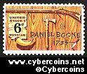 Scott 1357 mint sheet 6c (50) -   Daniel Boone