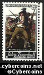 Scott 1361 mint  6c -   Trumbull Art