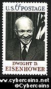 Scott 1383 mint  6c -   Dwight D. Eisenhower