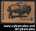 Scott 1392 mint  6c -   Wildlife Conservation - Buffalo