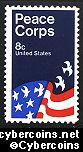 Scott 1447 mint sheet 8c (50) -   Peace Corps