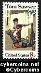 Scott 1470 mint sheet 8c (50) -   Tom Sawyer - Folklore