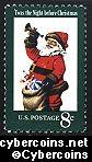 Scott 1472 mint  8c -   Christmas - Santa Claus