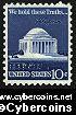 Scott 1510 mint  10c -   Jefferson Memorial