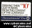 Scott 1545 mint  10c -   Quote - Declaration of Indepence
