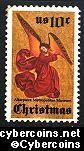 Scott 1550 mint  10c -   Christmas - Angel