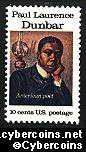 Scott 1554 mint  10c -   Paul Dunbar - Arts