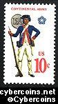 Scott 1565 mint  10c -   Continental Army