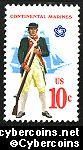 Scott 1567 mint  10c -   Continental Marines
