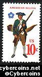 Scott 1568 mint  10c -   American Militia