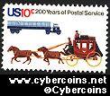 Scott 1572 mint  10c -   Stagecoach & Trailer