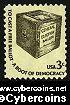 Scott 1584 mint  3c -  Ballot Box (1977)